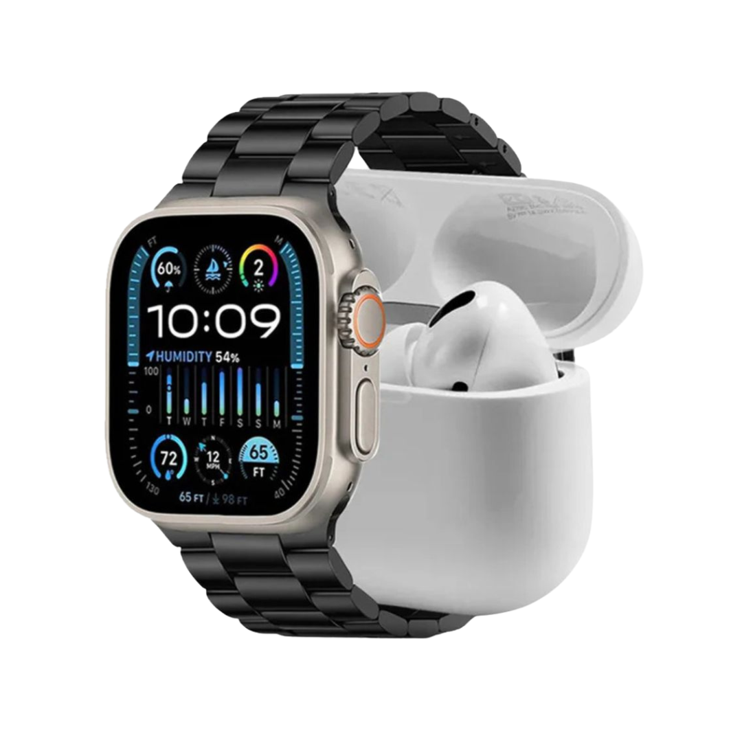 i20 Ultra 3 Max Suit Smart Watch | 7 Straps with Airpods